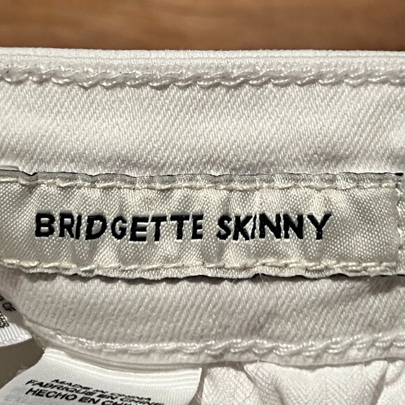 Lucky Brand Ankle Cheville Bridgette Skinny Jeans Crisp White Like New! - Picture 3 of 5